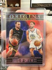 Stephen Curry / Klay Thompson [Red] #5 Basketball Cards 2023 Panini Origins Roots of Greatness Prices