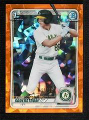 Tyler Soderstrom [Orange] #BD-119 Baseball Cards 2020 Bowman Draft Sapphire Prices