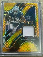 Michael Gallup [Gold Prizm] Football Cards 2020 Panini Select Swatches Prices