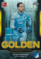 Oliver Baumann Soccer Cards 2021 Topps Chrome Bundesliga Golden Generation Prices