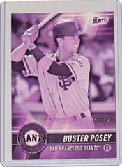 Buster Posey [Purple] Baseball Cards 2017 Topps Bunt Prices