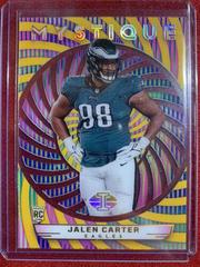 Jalen Carter [Gold] #14 Football Cards 2023 Panini Illusions Mystique Prices