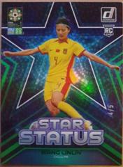 Wang Linlin [Green] #4 Soccer Cards 2023 Donruss FIFA Women's World Cup Star Status Prices