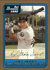 Ariel Nunez Baseball Cards 2006 Bowman Prospects Prices