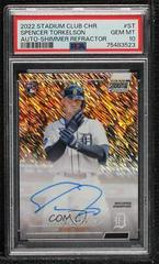 Spencer Torkelson [Shimmer] #SCCUA-ST Baseball Cards 2022 Stadium Club Chrome Autographs Prices
