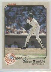 Oscar Gamble Baseball Cards 1983 Fleer Prices