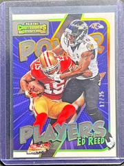 Ed Reed [Gold] #PWR-ERE Football Cards 2022 Panini Contenders Power Players Prices