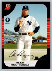 Alex Rodriguez [1st Edition] #50 Baseball Cards 2005 Bowman Prices