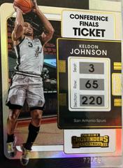 Keldon Johnson [Conference Finals] Basketball Cards 2021 Panini Contenders Prices