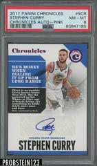 Stephen Curry [Pink] #CA-SCR Basketball Cards 2017 Panini Chronicles Autographs Prices