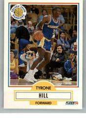 Tyrone Hill Basketball Cards 1990 Fleer Update Prices