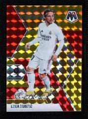 Luka Modric [Choice Red & Gold Mosaic] Soccer Cards 2020 Panini Mosaic La Liga Prices