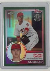 Shohei Ohtani [Green] #83T-6 Baseball Cards 2018 Topps Chrome 1983 Prices