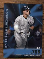 Aaron Judge [Blue] Baseball Cards 2023 Topps Significant Statistics Prices