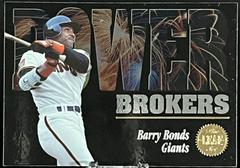 barry bonds #3 Baseball Cards 1994 Leaf Power Brokers Prices