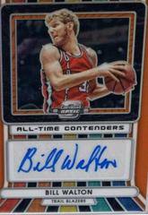 Bill Walton [Orange] #3 Basketball Cards 2022 Panini Contenders Optic All-Time Autograph Prices
