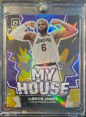 LeBron James [Gold] #4 Basketball Cards 2022 Panini Donruss Optic My House Prices