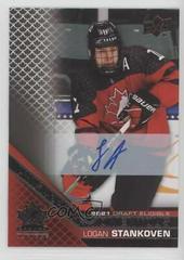 Logan Stankoven [Autograph] Hockey Cards 2022 Upper Deck Team Canada Juniors Prospectus Momentous Prices