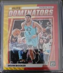 Devin Booker [Red Gold Wave] Basketball Cards 2022 Panini Donruss Optic Elite Dominators Prices