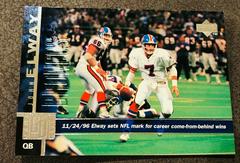 John Elway [Game Dated Foil] Football Cards 1997 Upper Deck Prices
