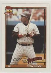 Tony Gwynn #180 Baseball Cards 1991 O Pee Chee Prices