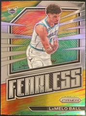 LaMelo Ball #5 Basketball Cards 2022 Panini Prizm Fearless Prices