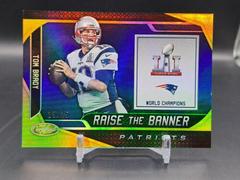 Tom Brady [Gold] #RTB-TB Football Cards 2019 Panini Certified Raise the Banner Prices