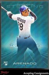 Nolan Arenado [Blue Refractor] #5 Baseball Cards 2013 Bowman Sterling Prices