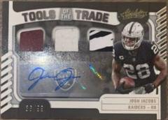 Josh Jacobs [Material Autograph] #TTT-25 Football Cards 2022 Panini Absolute Tools of the Trade Triple Prices
