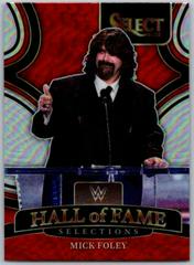 Mick Foley [Silver Prizm] #12 Wrestling Cards 2022 Panini Select WWE Hall of Fame Selections Prices