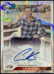 Caleb Kilian [Lava] #92RJA-CK Baseball Cards 2023 Bowman's Best 1992 by Randy Johnson Autographs Prices