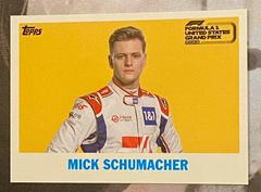 Mick Schumacher Racing Cards 2022 Topps Formula 1 United States Grand Prix Prices
