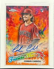 Corbin Carroll [Orange] #FSA-CC Baseball Cards 2023 Topps Chrome Future Stars Autographs Prices
