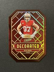 Nick Bosa #D-27 Football Cards 2023 Panini Prestige Decorated Prices