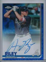 Austin Riley [Blue Refractor] Baseball Cards 2019 Topps Chrome Rookie Autographs Prices