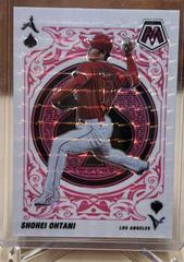 Shohei Ohtani [Pink Fluorescent] #A-2 Baseball Cards 2022 Panini Mosaic Aces Prices