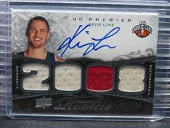 Kevin Love [Autograph Jersey] #105 Basketball Cards 2008 Upper Deck Premier Prices