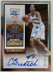 Cierra Burdick [Autograph Draft Ticket] #182 Basketball Cards 2015 Panini Contenders Draft Picks Prices