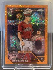 Corbin Carroll [SP Variation Orange Speckle] #95 Baseball Cards 2023 Topps Chrome Prices