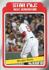 Mookie Betts #154 Baseball Cards 2016 Topps Throwback Thursday Prices