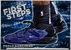 Paolo Banchero [Sapphire] #1 Basketball Cards 2022 Panini Court Kings First Steps Prices