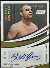 Shogun Rua [Gold] Ufc Cards 2021 Panini Immaculate UFC Heralded Signatures Prices