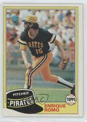 Enrique Romo #28 Baseball Cards 1981 Topps Prices