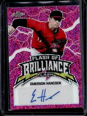 Emerson Hancock [Pink] #FB-EH2 Baseball Cards 2020 Leaf Flash of Brilliance Autographs Prices