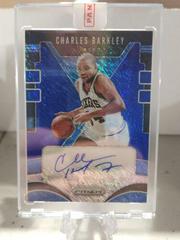 Charles Barkley [Blue Shimmer] #CBK Basketball Cards 2019 Panini Prizm Signatures Prices