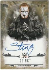 Sting [Gold] #UA-ST Wrestling Cards 2016 Topps WWE Undisputed Autographs Prices