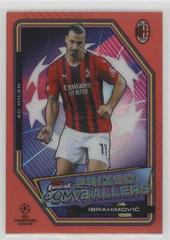 Zlatan Ibrahimovic [Red] #PF-19 Soccer Cards 2021 Topps Finest UEFA Champions League Prized Footballers Prices