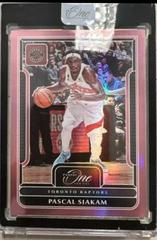 Pascal Siakam [Pink] #5 Basketball Cards 2021 Panini One and One Prices