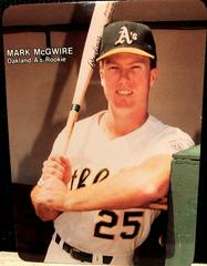 Mark McGwire [Leaning on Bat Rack] Baseball Cards 1987 Mother's Cookies Mark McGwire Prices