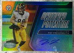 Pat Freiermuth [Blue] Football Cards 2022 Panini Certified Potential Signatures Prices